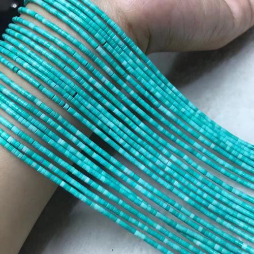 Turquoise Beads polished DIY turquoise blue beads size Sold Per Approx 38-40 cm Strand
