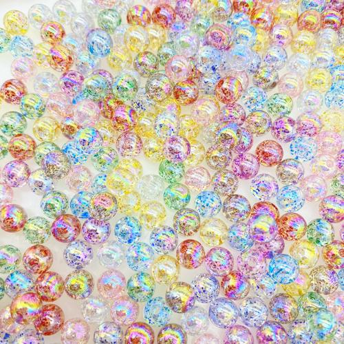 Transparente Acryl-Perlen, Acryl, rund, Spritzgießen, DIY & verschiedene Größen vorhanden, keine, 500G/Menge, verkauft von Menge