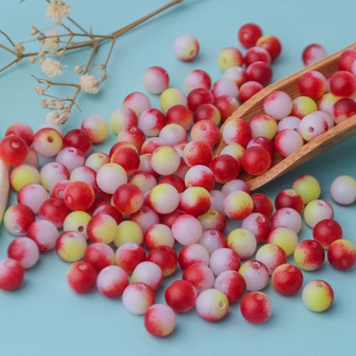 Acryl Schmuck Perlen, rund, Spritzgießen, DIY & verschiedene Größen vorhanden, keine, 500G/Tasche, verkauft von Tasche