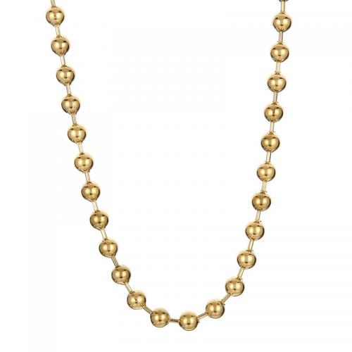 Nehrđajućeg čelika, nakit ogrlice, 304 nehrđajućeg čelika, Krug, modni nakit & različite veličine za izbor & za žene, više boja za izbor, Prodano By PC