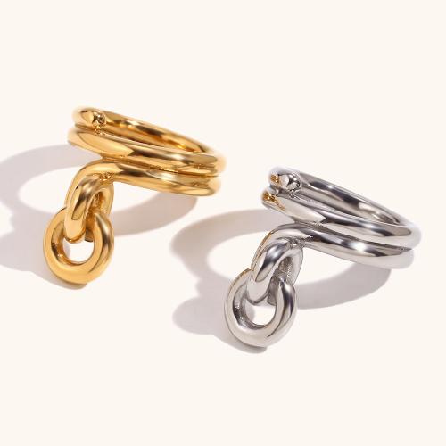 Stainless Steel Finger Ring 316L Stainless Steel plated fashion jewelry & for woman nickel lead & cadmium free Sold By PC