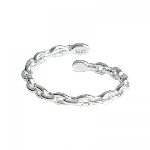 Sterling Silver Jewelry Finger Ring, 925 argento sterlina, lucido, per la donna, argento, Venduto da PC