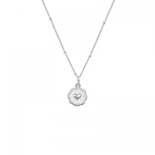 925 Sterling Silver Necklaces with 6CM extender chain polished for woman silver color Length Approx 40 cm Sold By PC