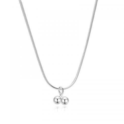 925 Sterling Silver Necklaces with 5CM extender chain polished for woman silver color Length Approx 40 cm Sold By PC