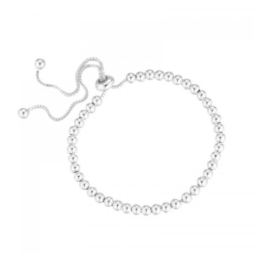 925 Sterling Silver Bangle Bracelet, polished, for woman, silver color, Length:Approx 26 cm, Sold By PC