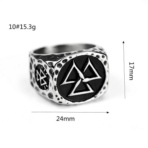 Titanium Steel Finger Ring polished Unisex silver color Sold By PC