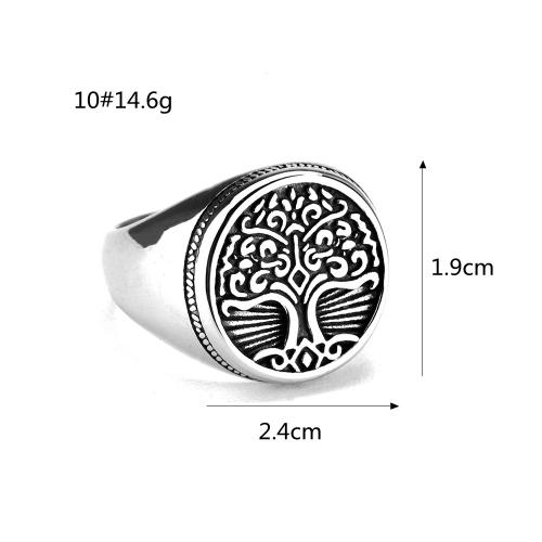 Titanium Steel Finger Ring polished Unisex silver color Sold By PC