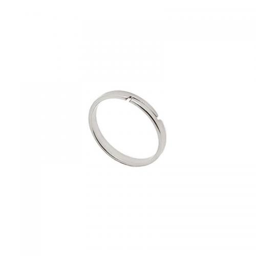 Acier inoxydable 304 anneau à base plat de protection, Réglable & DIY & unisexe, couleur originale, Vendu par PC