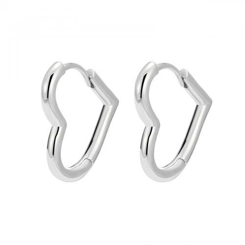 Brass Leverback Earring Heart fashion jewelry & for woman nickel lead & cadmium free Sold By Pair