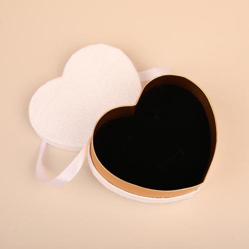 Jewelry Gift Box Paper Heart dustproof & multifunctional Sold By PC