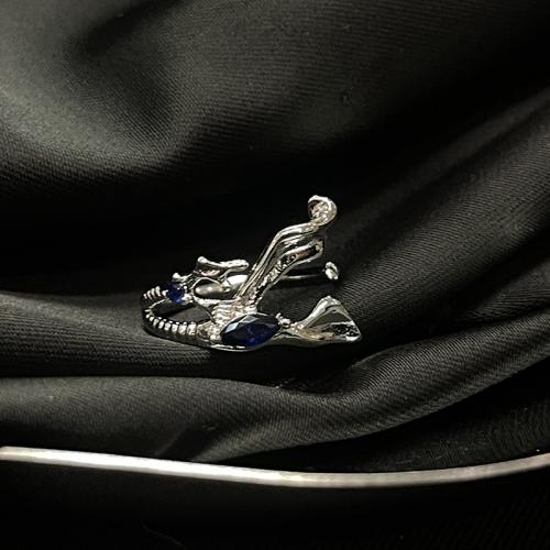 Sko Circonia Pierścień mosiężny Micro Pave, Mosiądz, biżuteria moda & różne style do wyboru & mikro utorować cyrkonia & dla kobiety, bez zawartości niklu, ołowiu i kadmu, rozmiar:7, sprzedane przez PC