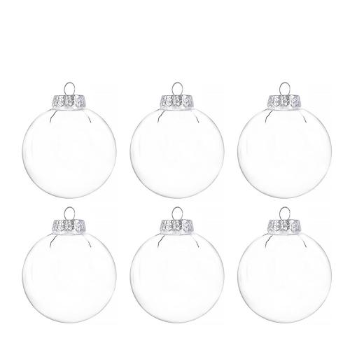 Christmas Decoration, PET, 6 pieces & Christmas jewelry & different size for choice, Sold By Set