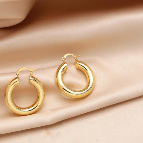 Brass Leverback Earring, plated, fashion jewelry, golden, nickel, lead & cadmium free, 7x35mm, Sold By Pair