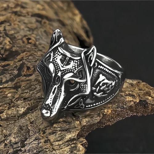 Andere Ring für Männer, Titanstahl, poliert, verschiedene Größen vorhanden & für den Menschen, Silberfarbe, verkauft von PC
