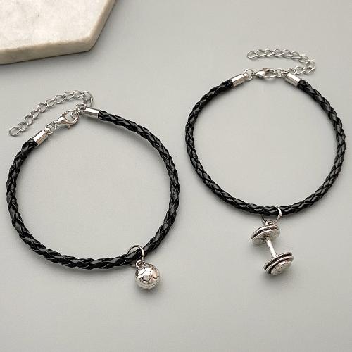 Zinc Alloy Bracelet plated fashion jewelry & for man nickel lead & cadmium free Sold By PC