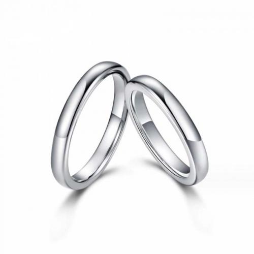 Titanium Steel Finger Ring, polished, fashion jewelry & Unisex & different size for choice, original color, nickel, lead & cadmium free, Sold By PC