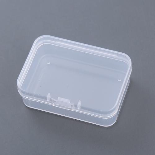 Коробка для хранения, Полипропилен(PP), Прямоугольная форма, Пылезащитный, 65x46x20mm, продается PC