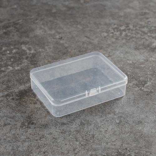 Boîte de rangement, Polypropylène (pp), rectangle, Anti-poussière, 115x85x28mm, Vendu par PC