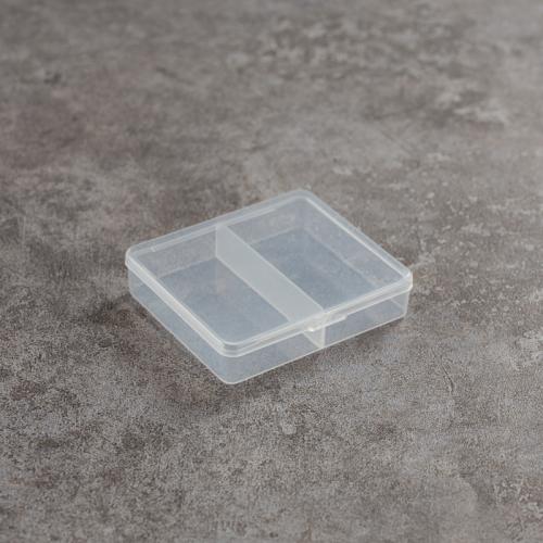 Opbevaring kasse, Polypropylen (PP), Square, Støvtæt & multifunktionelle, 73x65x17mm, Solgt af PC