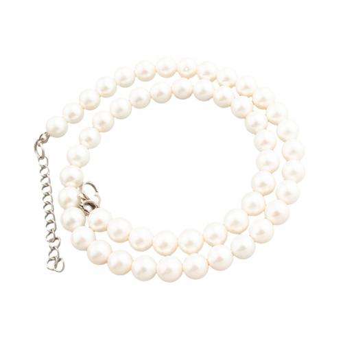 Collane conchiglia Mari del Sud, Shell Pearl, gioielli di moda & unisex, 8mm, Lunghezza Appross. 51 cm, Venduto da PC