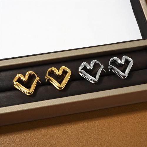 Brass Leverback Earring Heart 18K gold plated fashion jewelry & for woman nickel lead & cadmium free Sold By Pair