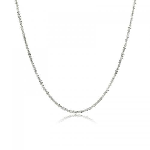 Edelstahl Schmuck Halskette, 304 Edelstahl, mit Verlängerungskettchen von 4cm, Modeschmuck & für Frau, originale Farbe, Länge:ca. 45 cm, verkauft von PC