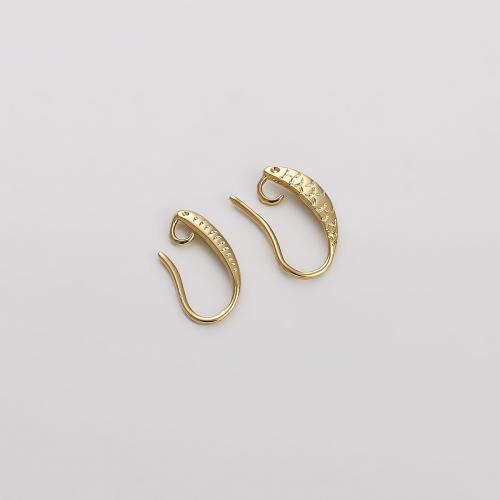 Brass Hook Earwire, 14K gold-filled, DIY, nickel, lead & cadmium free, 16x9x2mm, Approx 2PCs/Bag, Sold By Bag