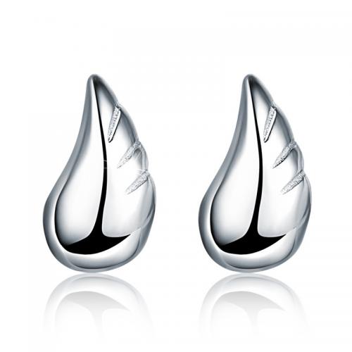 Brass Stud Earring Angel Wing fashion jewelry & for woman nickel lead & cadmium free Sold By Pair