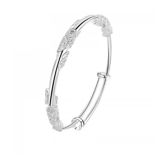 Brass Bangle fashion jewelry & for woman nickel lead & cadmium free 4mm Inner Approx 55mm Sold By PC
