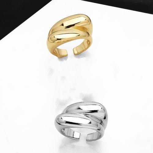 Mässing Finger Ring, plated, mode smycken, fler färger för val, nickel, bly och kadmium gratis, Säljs av PC