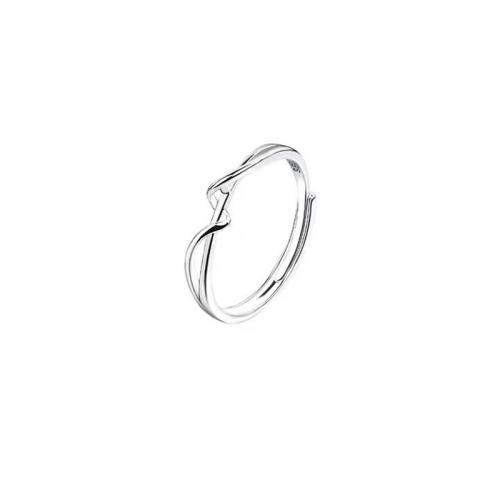 925 Sterling Silver Finger Rings plated for woman silver color Sold By PC