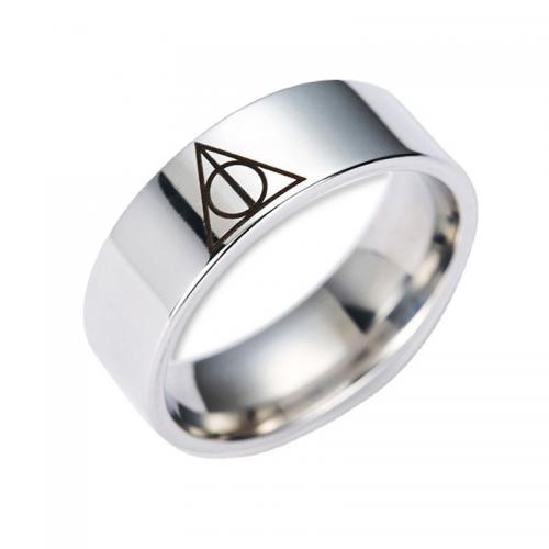 Другое кольцо для мужчин, титан, резной, разный размер для выбора & Мужский, серебряный, продается PC