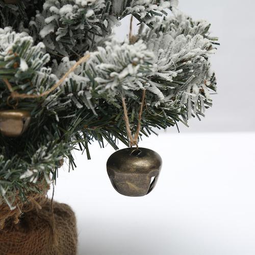 Iron Christmas Bell, vintage, nickel, lead & cadmium free, 45x25mm, Sold By PC