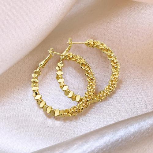 Zinc Alloy Stud Earring plated fashion jewelry golden nickel lead & cadmium free Sold By Pair