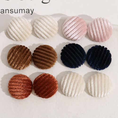 Hair Accessories DIY Findings Cloth plated 18mm Sold By PC