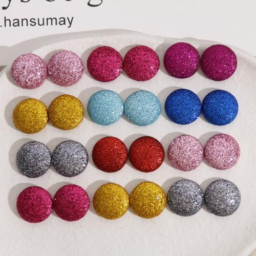 Iron Jewelry Findings, Sequins, with Iron, Round, DIY, more colors for choice, 15mm, Sold By PC