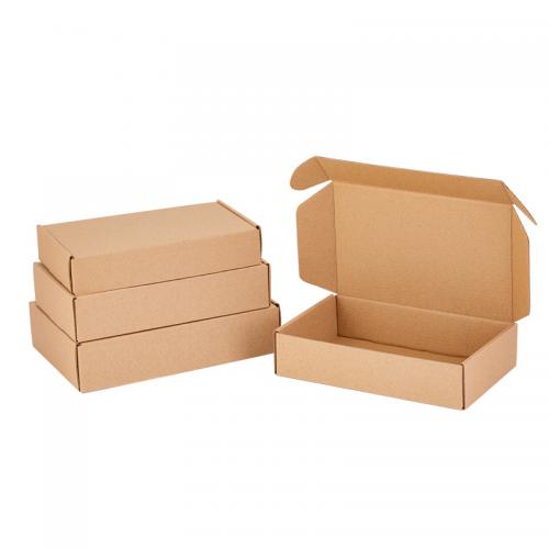 Nakit Gift Box, Papir, različite veličine za izbor & različitih stilova za izbor & valovit, u boji zemlje, 50računala/Lot, Prodano By Lot