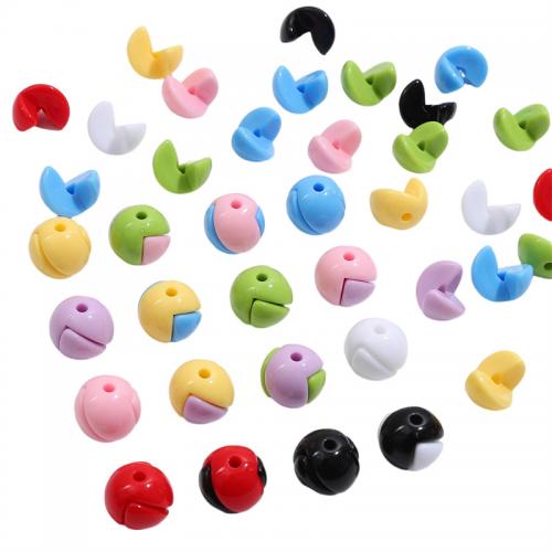 Perles acrylique de couleur unie, DIY & pour femme, plus de couleurs à choisir, 20PC/sac, Vendu par sac