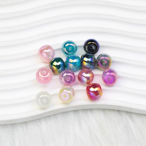Perles bijoux en résine, DIY, plus de couleurs à choisir, 11x12.50mm, Trou:Environ 2mm, 10PC/sac, Vendu par sac