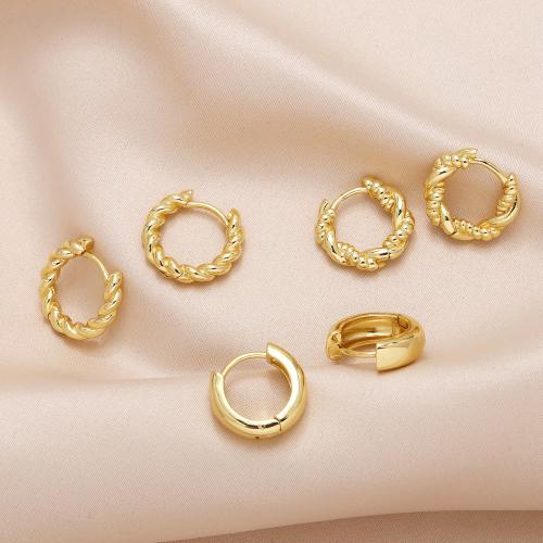 Brass Leverback Earring plated fashion jewelry golden nickel lead & cadmium free Sold By Pair