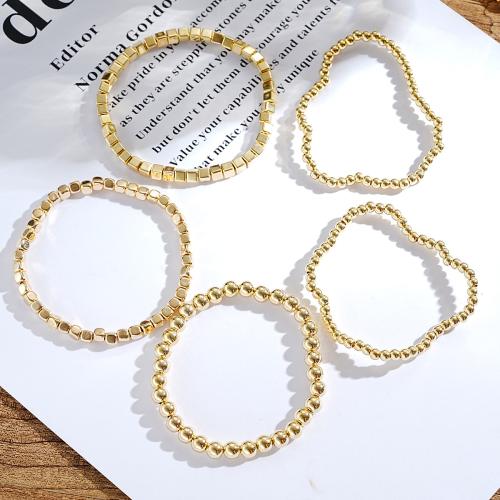 Zinc Alloy Bracelet plated 5 pieces & fashion jewelry & for woman nickel lead & cadmium free Sold By Set