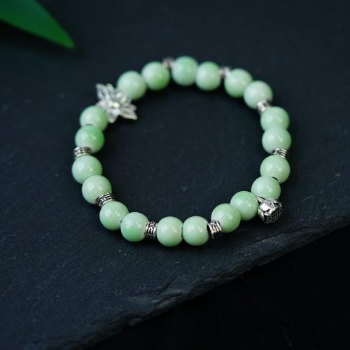Porcelain Bracelet, with Tibetan Style, fashion jewelry & different designs for choice, more colors for choice, Length:15 cm, Sold By PC