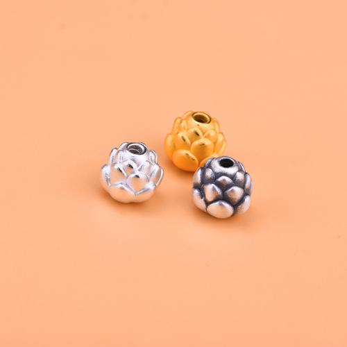 Perles en argent sterling 925, Placage, DIY, plus de couleurs à choisir, Vendu par PC