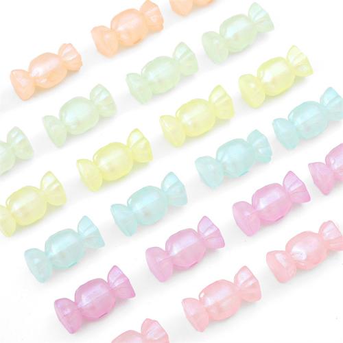 Plated Acrylic Beads, DIY, more colors for choice, 5PCs/Bag, Sold By Bag