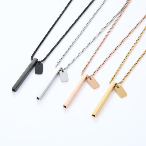 Titanium Steel Necklace fashion jewelry & Unisex Sold Per Approx 58 cm Strand