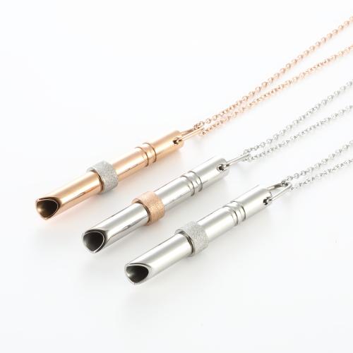 Titanium Steel Necklace fashion jewelry & Unisex Sold Per Approx 70 cm Strand