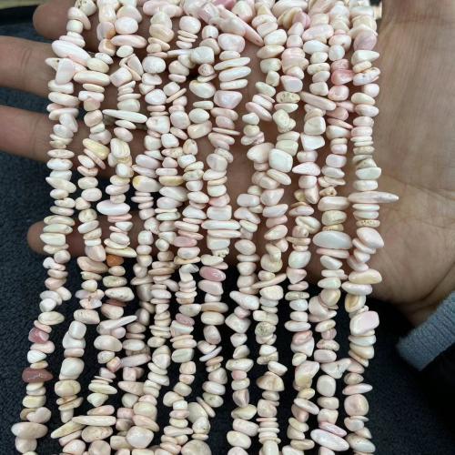 Natürliche Süßwasser Muschel Perlen, Klumpen, DIY, weiß, about:6-9mm, ca. 240PCs/Strang, verkauft per ca. 78 cm Strang