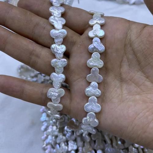 Natural Freshwater Pearl Loose Beads, fashion jewelry & DIY, white, Length about 11-12mm, Approx 38PCs/Strand, Sold By Strand