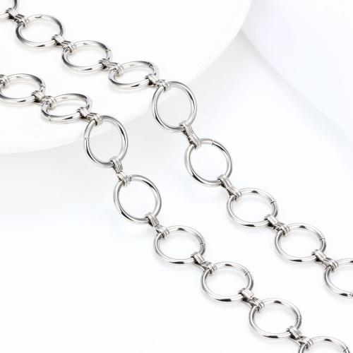 Stainless Steel Necklace Chain, 304 Stainless Steel, DIY, nickel, lead & cadmium free, Approx 2m/Bag, Sold By Bag