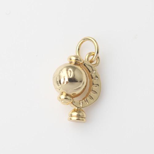 Brass Jewelry Pendants Globe gold color plated DIY nickel lead & cadmium free Sold By PC